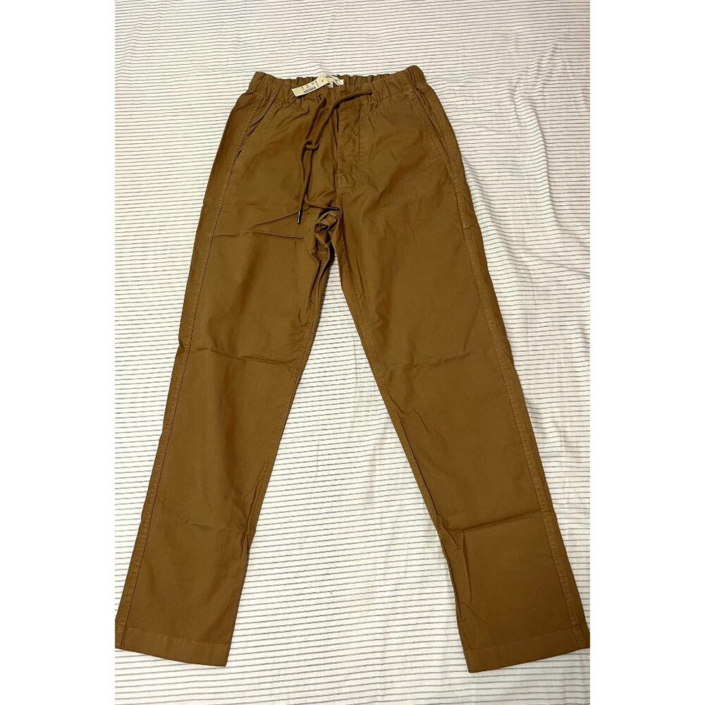 Garment-Dyed Twill Drawstring Pants
